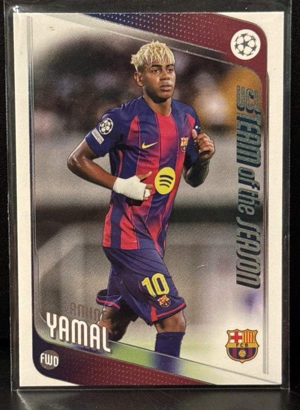 2025-26 Topps Uefa Club Competitions - UCL Team of the Season Lamine Yamal #10