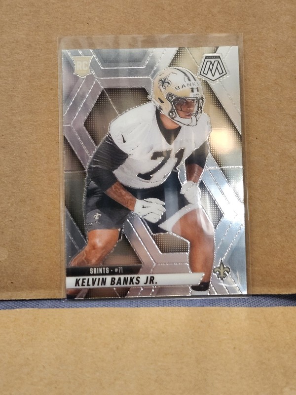 2025 Panini Mosaic - Rookies Kelvin Banks Jr. #338 (RC) New Orleans Saints