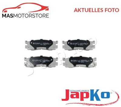 SATZ BREMSBELÄGE BREMSKLÖTZE HINTEN JAPKO 51305 V FÜR MAZDA MPV I