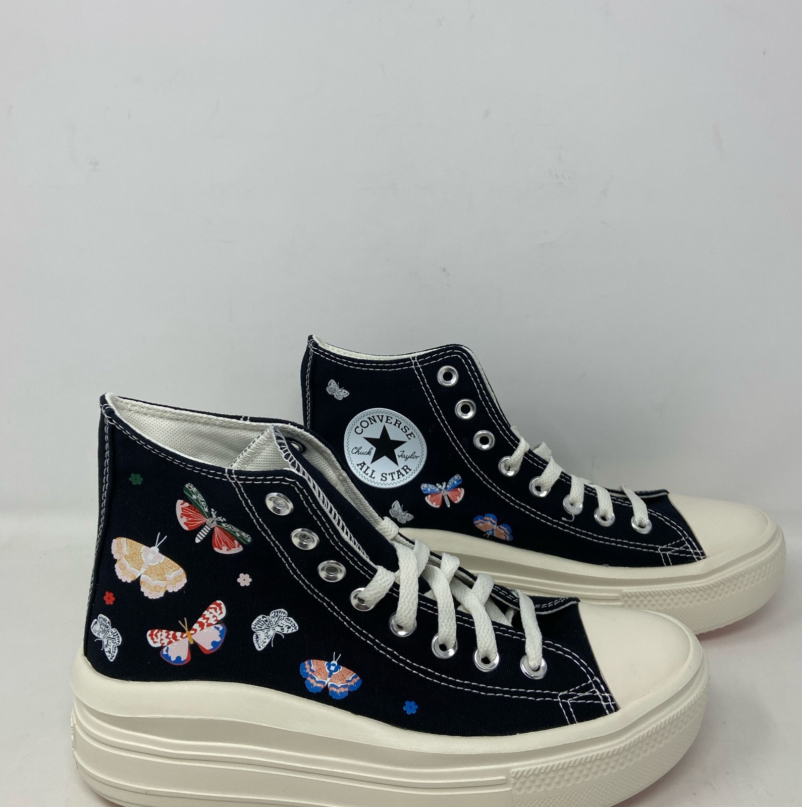 Converse Chuck Taylor All Star Move Platform High Butterfly Wings Black/Egret