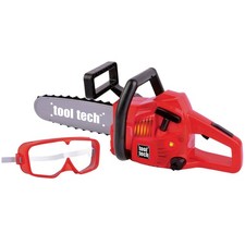 Red Box: Tool Tech: Toy Powerized Chain Saw  Goggles - Lights  Sounds, Kids 3 