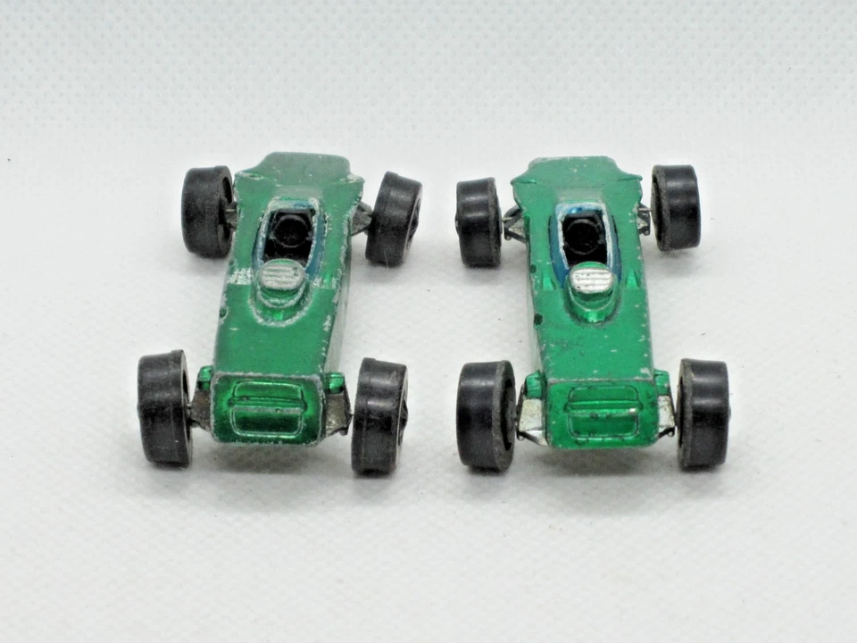Redline Hot Wheels - Lotus Turbine Lot of 2 - Green (Lighter & Darker) - Image 3 of 4