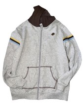 Girl Scouts Brownie Full Zip Hoodie Gray Brown Size Large 14 - 16 Girls