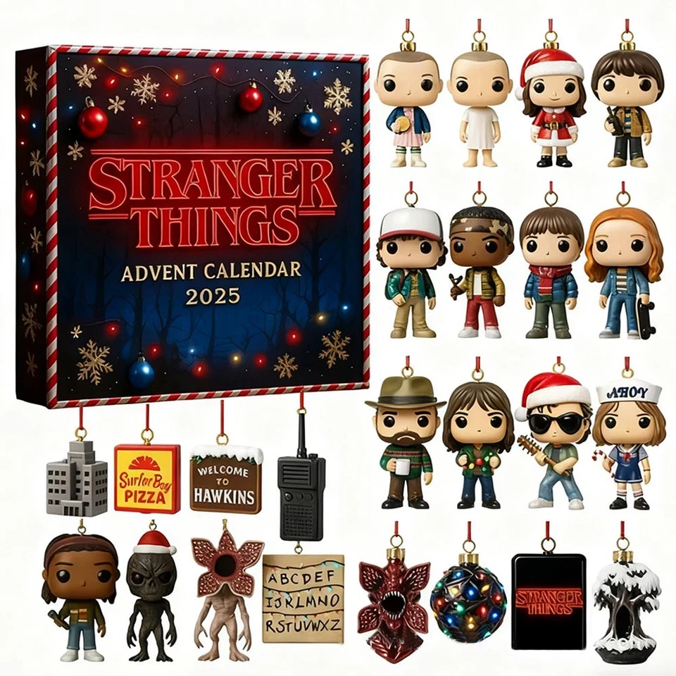 Stranger Things Advent Calendar 2025 Christmas Arrival Calendar Blind Box Gifts - Image 2 of 4
