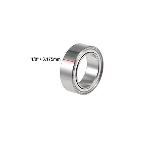 uxcell R168ZZ Deep Groove Ball Bearings 20pcs