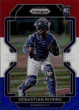 2022 Panini Prizm Sebastian Rivero #108 Red/White/Blue Prizm Kansas City 18G