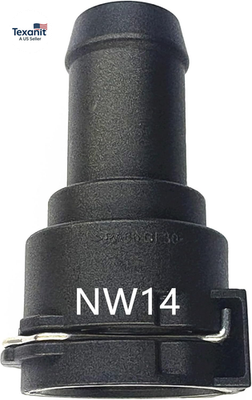 #ad NW14 Coolant Hose Connector Straight Radiator Water Pipe Quick Coupling with St $36.27