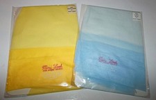 2 Vtg 60s Mini Look for Short Skirts Nylon Stockings Mod Colors Yellow  Blue