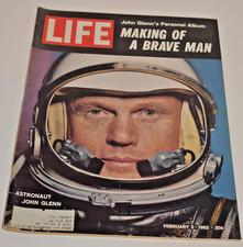 February 2, 1962 Life Magazine - John Glenn on Cover. b