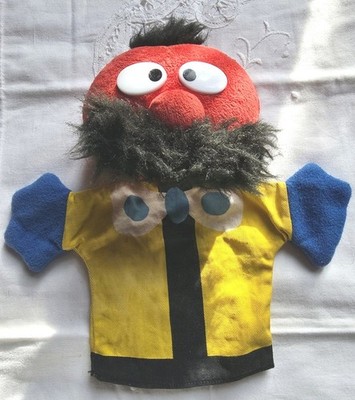 Vintage 1993 Magic Roundabout Zebedee Puppe ca. 9''. (284)