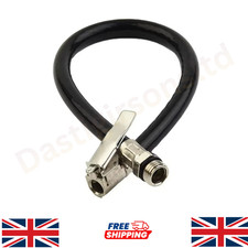 Air Tyre Inflator Pressure Car Auto Tire Hose Pump Gauge Hose Connector Flexible