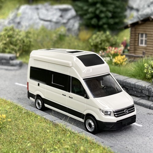 Volkswagen Crafter avec réhausse, Blanc - HERPA 96294 - HO 1/87 | Condition: Neuf