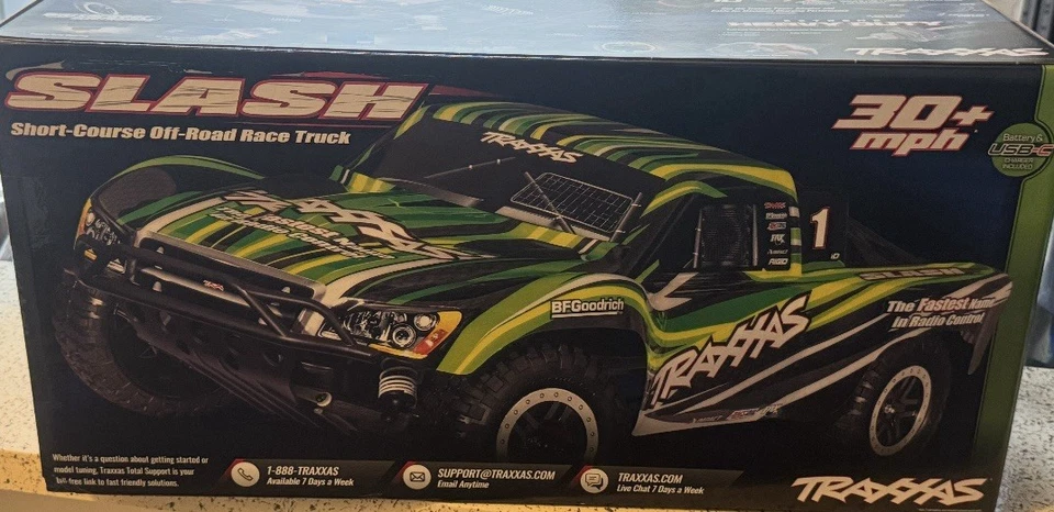 Traxxas Slash 2x2 Incluye 2 Baterías LipoF4 8500mAh 100c Motor Alta Potencia Foto 2 de 3