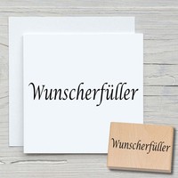 Stempel WunscherfüLler - Motivstempel Holzstempel Scrapbooking Karten Basteln