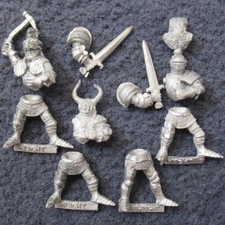 E 1989 Foot Knights of the Empire Warhammer Army Fighter Crusader The Old World