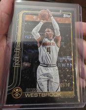 Topps 2024-25 Chrome Serial Numbered 05/10 Russell Westbrook Denver Nuggets Card