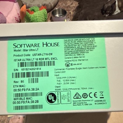 Software House iStar Ultra LT Access Control Unit USTAR-LT16-EM