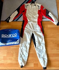 Sparco Competition Racing Suit - Size 52 - Redwhite - Karting Or Track Sparco Competition Racing Suit - Size 52 - Redwhite - Karting Or Track