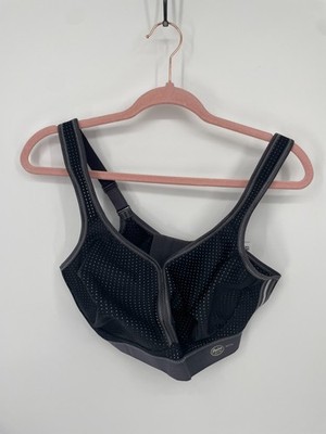 Anita Sports Bra Womens 38D Black Stretch Maximum Support Performance Active NWT