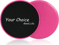 Core Sliders - Dual Sided Exercise Gliding Discs for Carpet & Hardwood, 7" Worko