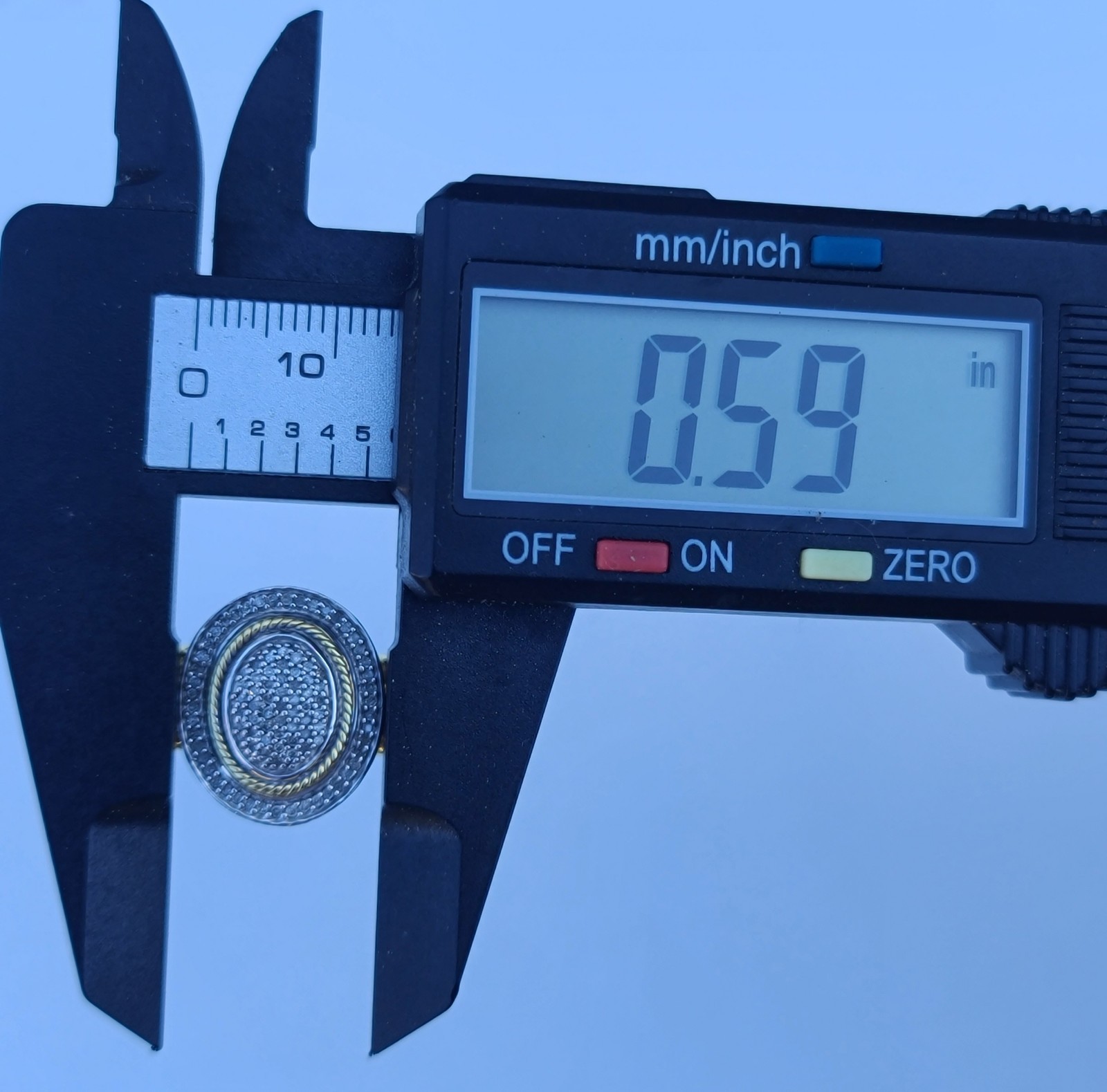 Sterling 925 Solid Silver Diamond Pave Cocktail R… - image 20