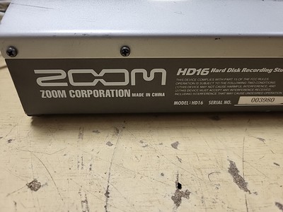 Zoom HD16 Hard Disk Recording Studio - Not Fully Tested-SPARES OR