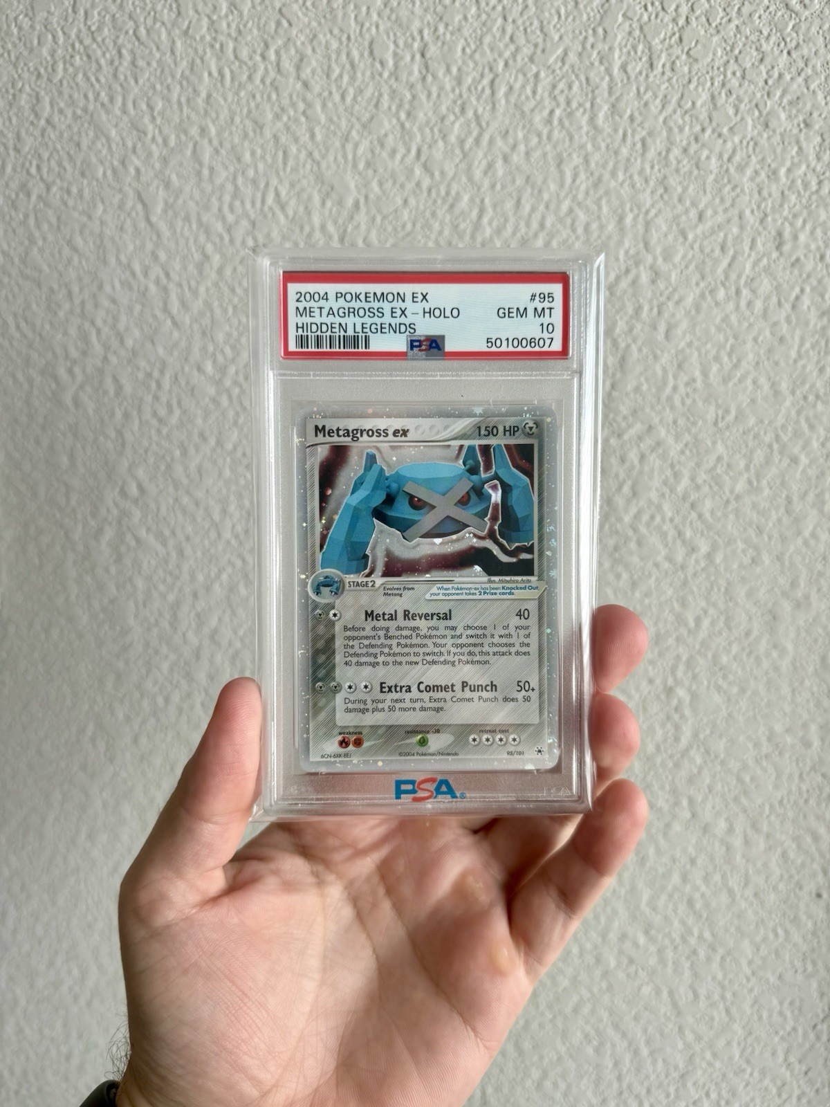 2004 Pokemon Hidden Legends #95 Metagross Holo PSA 10 GEM MINT