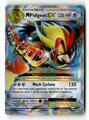 Pokemon Karte M Pidgeot EX Holo LP XY - Evolutions 65/108