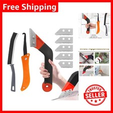 Efficient Red Grout Remover Tool - 5 Piece Kit for Tiles, Ceramic, & Porcelain