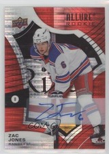2021-22 Upper Deck Allure Rookies Red Rainbow Auto Zac Jones #139 Auto 1pc9