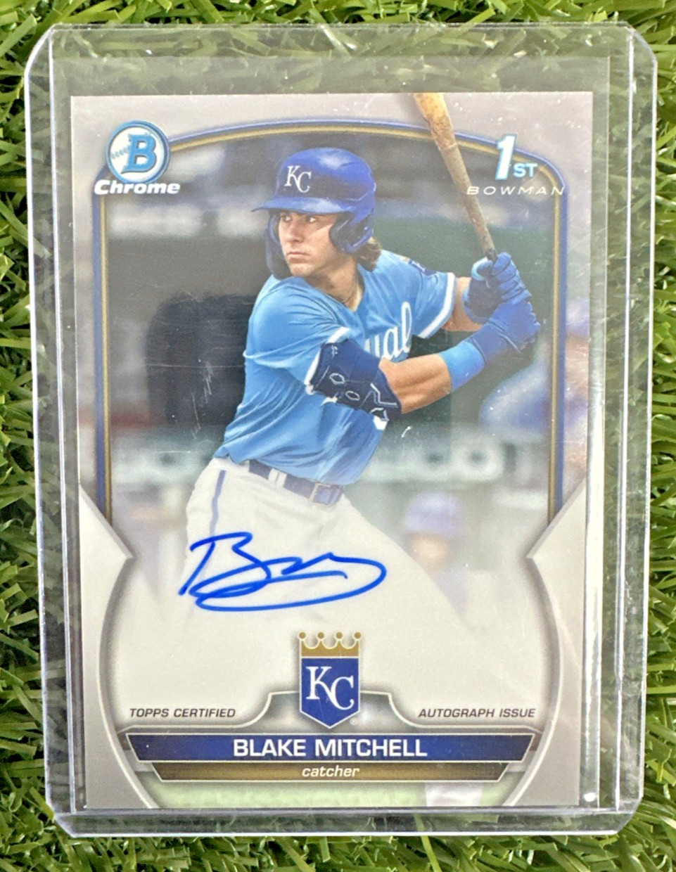 2023 Bowman Chrome Draft BLAKE MITCHELL 1st On Card Auto Royals A