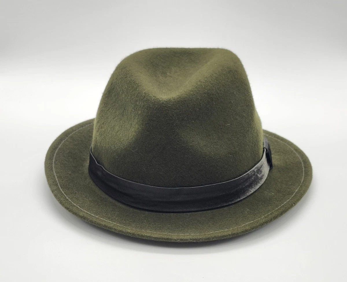 Urban Outfitters Women\'s Fedora Hat Size M 100% Wool Brown Mauve Floppy Brim Enhance Your Beauty! Purple Wool Hat - Authentic Spanish  main image 2