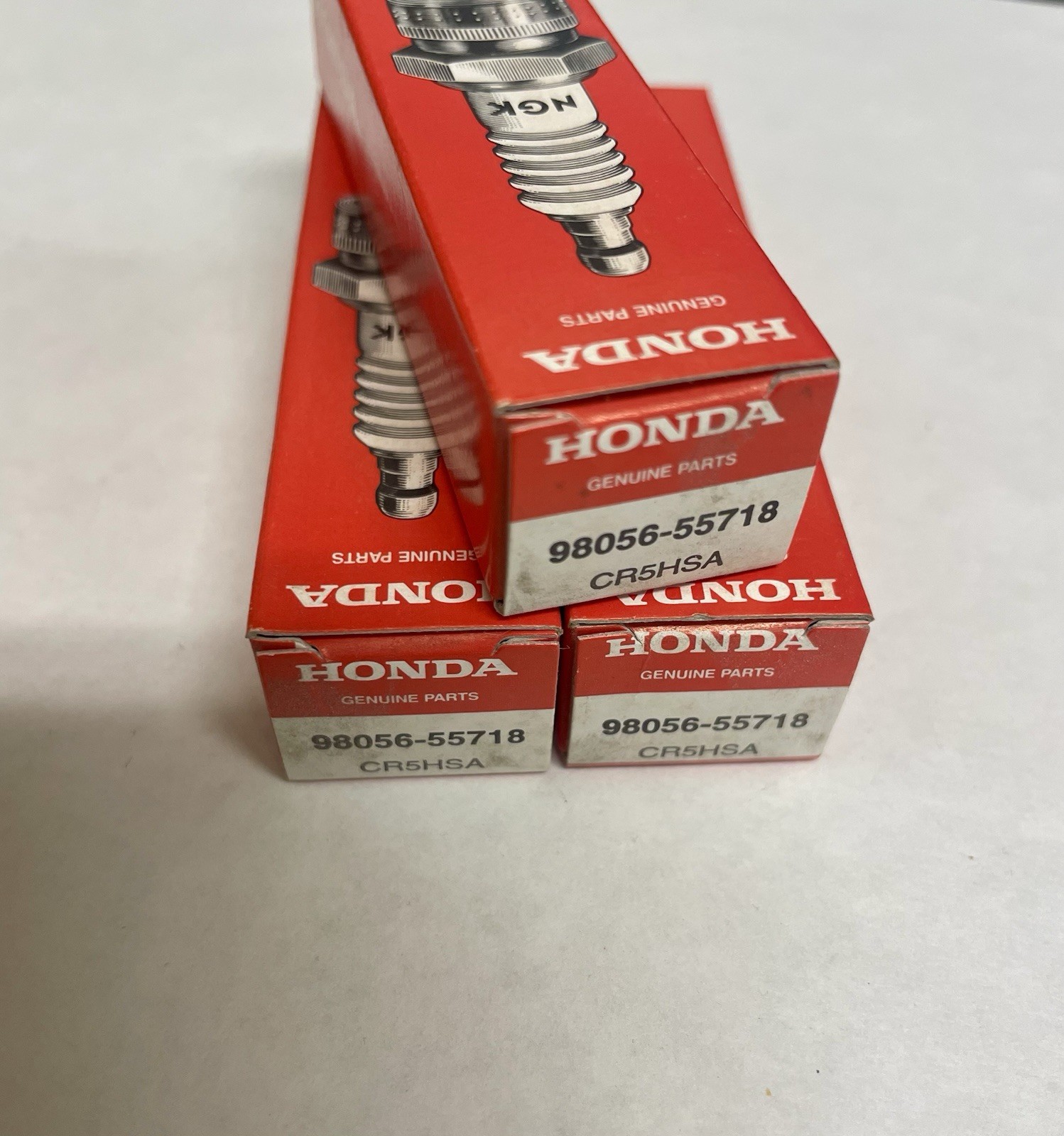 VINTAGE HONDA NGK CR5HSA Spark Plugs SET OF 3