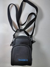 AMBICO Black Camera Case Pouch Bag with Shoulder Strap Belt Loop for Digital