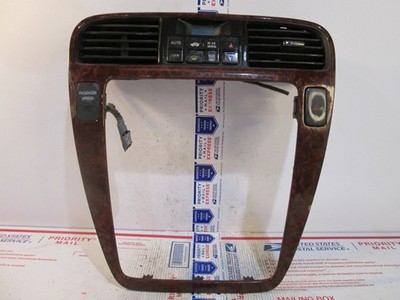 01-06 ACURA MDX CLIMATE CONTROL BEZEL VENTS TRIM PANEL DARK ZEBRA WOODGRAIN