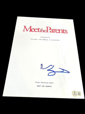 BEN STILLER SIGNED AUTOGRAPH MOVIE SCRIPT MEET THE FOCKERS BECKETT BAS COA E