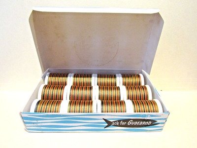 Rod Winding Thread - Gudebrods' #0055 Nylon - 5-Color Variegated - Vintage Nos!