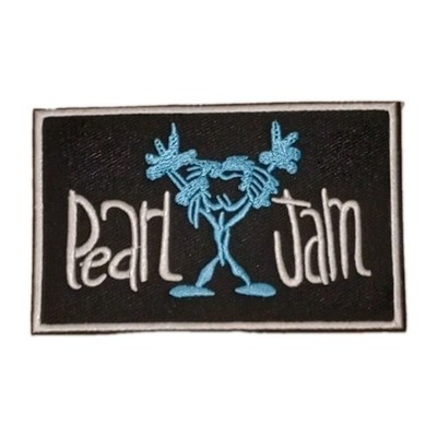 Pearl Jam Band Music Patch Iron-on Embroidered 90s Grunge Jacket Vest Hat Blue