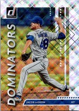 2020 Donruss #D-10 Jacob deGrom Dominators Diamond