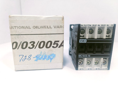 CONTACTOR IMO MC 18-S-10 7.5 KW, 110V 300/03/005 BRANDT VSM 300 SHALE SHAKER