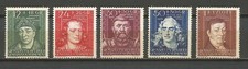 Deutsches Reich Generalgouvernement Polen 1944 Mi 120-124 MNH**