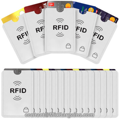 best credit card protector sleeve Amazon.com: Aigee 28 RFID Blocking Sleeves (24 Credit Card Protector  Holders in 12 colors & 4 Passport Protectors), Identity Theft Protection  Secure Sleeve for Credit Cards, Debit Card, 2pcs Clear Plastic Sleeve : main image 1