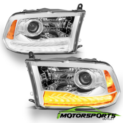 [Anti-Fog] For 2009-2018 Dodge Ram 1500/2500/3500 LED DRL Projector Headlights