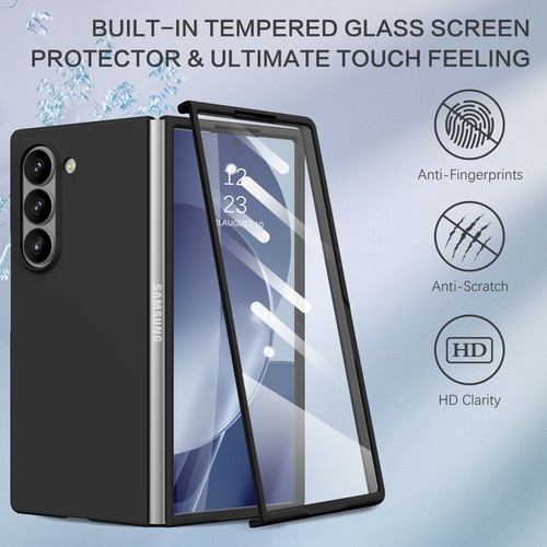 Coque caoutchouc gel silicone antichoc pour Samsung Galaxy Z Fold7 Fold5 Fold4 - Photo 2 sur 12