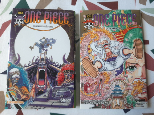 ONE PIECE Tome 103 et 104 Edition limitée 1er Tirage Jaquette