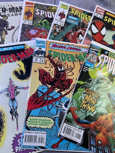 Marvel Spider-Man - 7 Issue Lot - Superior Mcfarlane Spider-Phoenix Venom Lizard