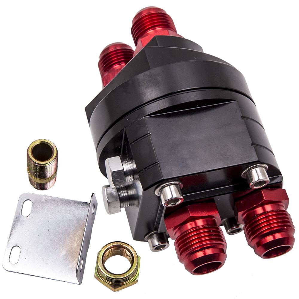 AN10 Oil Filter Relocation Male Sandwich Fitting Adapter Kit M20 x1.5 & 3/4 x 16