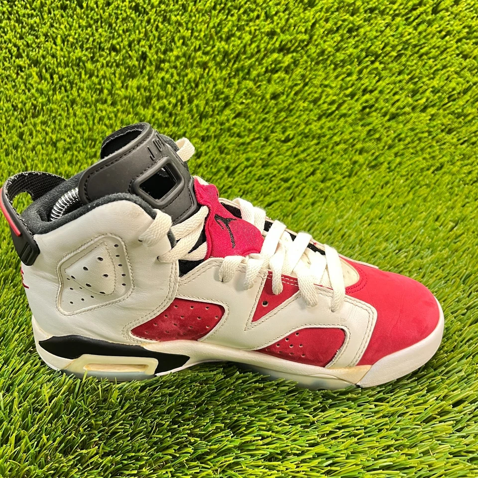 Nike Air Jordan 6 Retro Carmine Niños Talla 6Y Informales Zapatos de Baloncesto Tenis Foto 4 de 4
