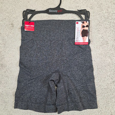 Skinnygirl Slip Gray Shorts Small Smoothers  Shapers Seamless Coverage