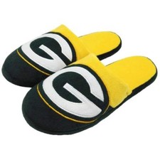 Officially Licensed NFL Green Bay Packers Team Logo Slide Style Slippers new